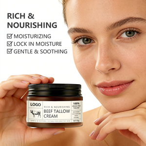 Crème de suif de bœuf 100% nourrissante et riche, issue de bovins nourris à l'herbe, faible MOQ, pour peaux sensibles, hydratante et apaisante - Product Image 3