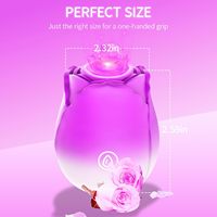 Masturbateur à succion clitoridienne 10 vitesses pour adulte, effet vibrant, rechargeable, étanche, en silicone rose, pour stimulation mammaire