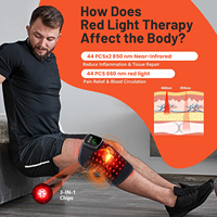 En gros, Dispositif de soutien du genou rechargeable 5000mAh avec thérapie par lumière infrarouge, massage par chaleur et vibration