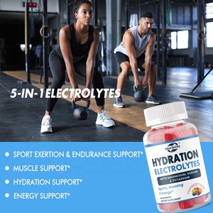Private Label OEM Electrolyte Hydration Gummies Electrolyte <b>Multiplier</b> with Minerals, Potassium & Real Salt Recovery Support - Product Image 3