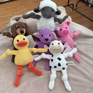 Wholesale High Quality Pet Dog Chew Toys Soft <b>Stuffed</b> <b>Animal</b> Luxury Durable Interactive Squeaky Bite Resistant Pet Dog Chew Toys - Product Image 1