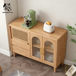 china manufactory wholesale price customizable in stock ready to ship modern design kitchen furniture wood <b>dining</b> <b>room</b> <b>cabinet</b> - Product Image 4