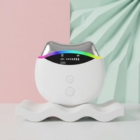 Appareil de massage facial électrique rechargeable Guasha, outil de compression chaude et froide, massage par vibration haute fréquence, utilisation à domicile