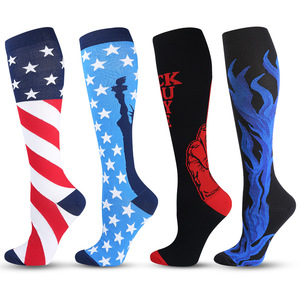 Fully Custom Men <strong>Plus</strong> <strong>Size</strong> Crew Spring <strong>Dress</strong> Long Breathable Compression Socks Office Home Outdoor Sports - Product Image 5