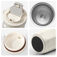 Gobelet réutilisable personnalisé avec logo, durable, pour le camping en plein air, en acier inoxydable 316, isolation sous vide, 6 à 12 heures, anti-chute, 450 ml