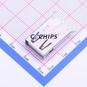 916-162A101DY10200 <b>USB</b> Connector Through hole Component (THT) Connector Type-<b>A</b> <b>USB</b> <b>2.0</b> Female Through Hole - Product Image 1