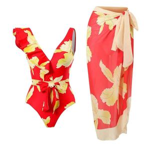 <span class=keywords><strong>Robe</strong></span> <span class=keywords><strong>de</strong></span> <span class=keywords><strong>plage</strong></span> française une pièce conservatrice <span class=keywords><strong>de</strong></span> style européen américain pour <span class=keywords><strong>Amazon</strong></span> Bikini imprimé ensemble deux pièces - Product Image 6