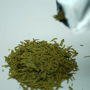 Thé vert chinois Longjing biologique certifié ISO de qualité supérieure, en feuilles, sachet de 550 g pour les cafés, sans sucre - Product Image 6