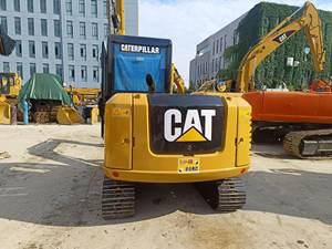 Mini-pelleteuse sur chenilles 5.5 tonnes Caterpillar jaune d'occasion CAT 305.5E de seconde main en vente en Chine - Product Image 2