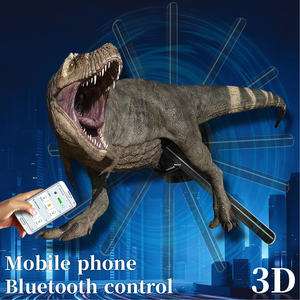 MissYou High Tech 50cm avec télécommande Bluetooth, écran publicitaire holographique, projecteur holographique 3D, ventilateur holographique pour exposition, Noël - Product Image 2