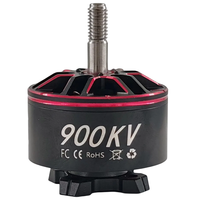 Moteur sans balais DC à aimant permanent haute vitesse 2812 900KV/1150KV, étanche IP54, 12N14P, efficacité IE2, en alliage de titane pour drone