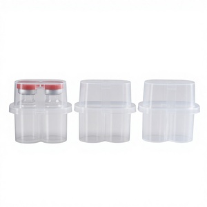 Scatole Personalizzate per Fiale in <span class=keywords><strong>Plastica</strong></span> Trasparente da 3ml 5ml 7ml 10ml 10cc, Custodia da Viaggio per Bottiglie di Cilindri, Porta Fiale in Materiali Riciclati - Product Image 1