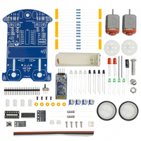 Kit de Voiture Télécommandée Mini BT avec Détection de Gravité, Suivi Intelligent et Évitement d'Obstacles, Kit Électronique DIY à Souder, DC 3.7V