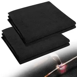 Heat Resistant Insulation Pad For Glass Blowing Camp Wood Stove Grill Carbon Felt Welding Blanket Flame Retardant