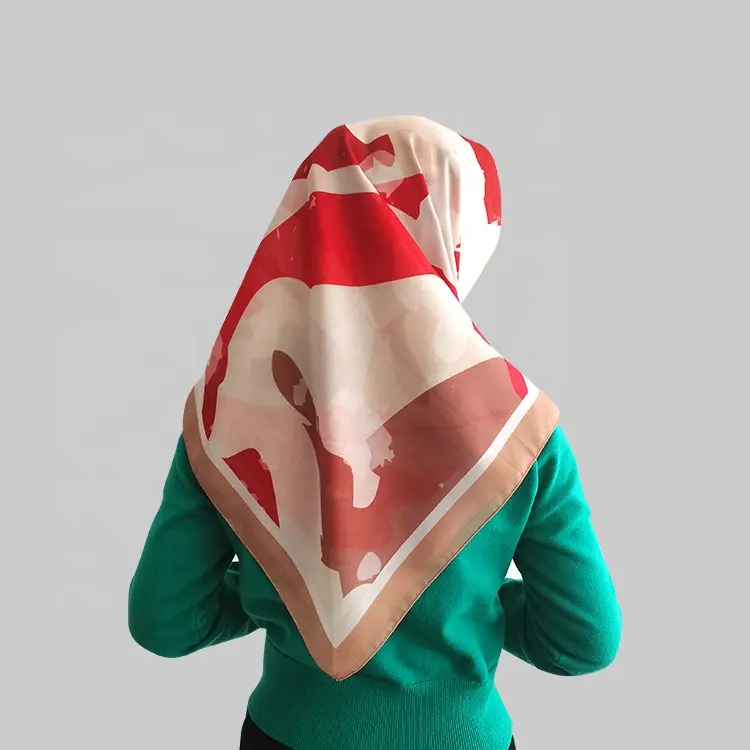 Foulard de Luxe en voile de coton imprimé pour femmes musulmanes, vente en gros, Sport de plein air, malaisie, foulard Hijab