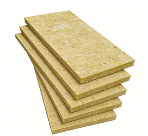 Panel de lana mineral resistente al fuego de 50 mm y 100 mm, losa de aislamiento de lana de roca para aislamiento de edificios - Product Image 1