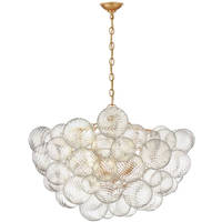 Vente chaude Nordique Boule De Verre Lampe Suspendue D'or Led Lustre Moderne De Luxe Salon Décoration Lustre En Verre Moderne