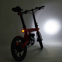 Vélo à moteur électrique de 16 pouces en gros avec cadre en alliage d'aluminium et roue à rayons croisés pour batterie au lithium 36V pour la livraison