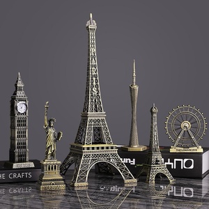 Modèle de la Tour Eiffel en alliage de zinc, ornement de style minimaliste moderne, décoration haut de gamme pour salon, meuble TV, armoire <span class=keywords><strong>à</strong></span> vin, décoration de la <span class=keywords><strong>maison</strong></span> - Product Image 1