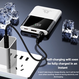 Banco de Energía Portátil de Polímero de Litio de 10000 mAh con Pantalla Digital LED, Diseño Ultrafino, Carga Rápida de 20 W, Cargador Rápido 2 en 1 - Product Image 6