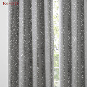 Rideau occultant pour fenêtre, en tissu Polyester, en feuille d'aluminium imprimé, rideaux pour salon, cuisine d'hôtel, vente en gros, collection - Product Image 2