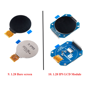 Modulo Schermo LCD Display Touch TFT Rotondo IPS a Colori 65K da 1,28 Pollici ESP32-TFT 1,28" 240*240 ESP32 2.4G WIFI BLE GC9A01 ESP32S3-N16 - Product Image 6