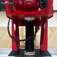 Règle vibrante à béton, machine de nivellement de routes en béton à essence, grande force vibrante pour béton