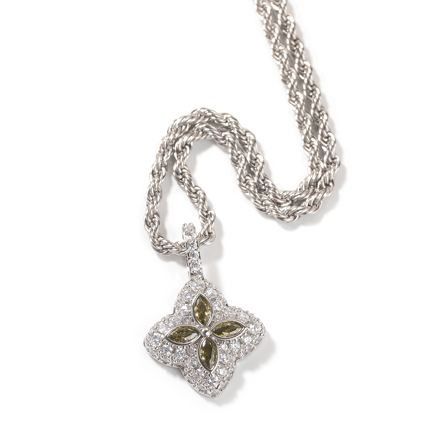 Silver+Olive CZ