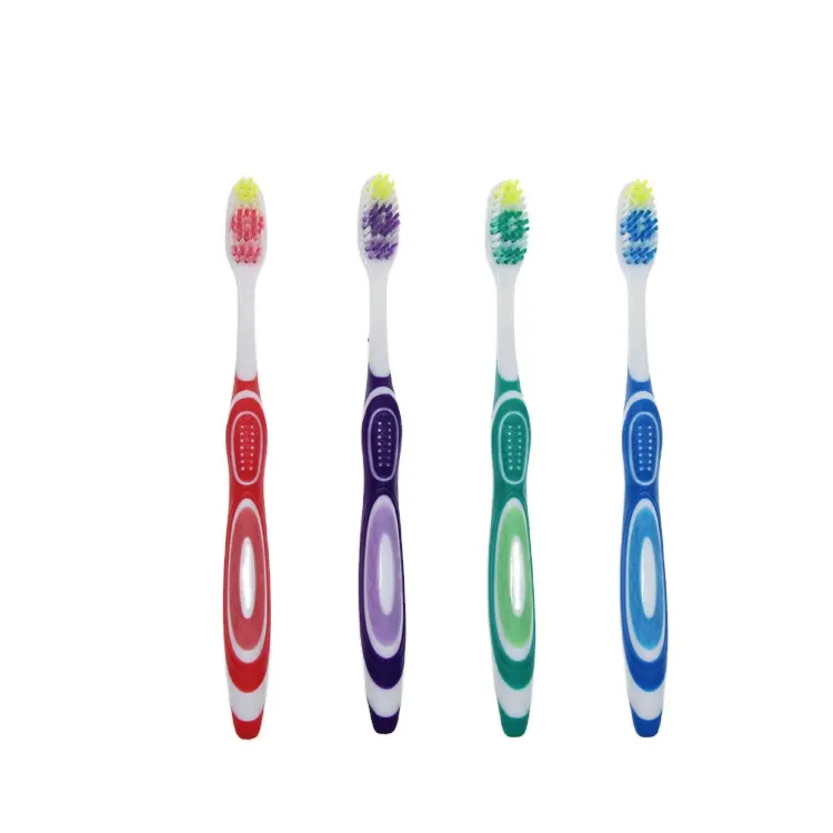 Zorgvuldige Reiniging Volwassen Tandenborstel Past De Kromming Van De Menselijke Mondholte