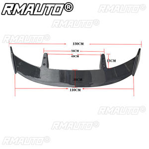 Alerón Trasero Universal de Fibra de Carbono para Automóvil, Alerón de Techo, Kit de Carrocería para Hyundai Kona 2017-2020, para BMW, Audi, Toyota, Kia - Product Image 4