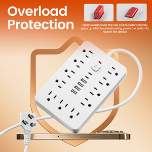 出厂价 3M 批发通用电源板 11 个插座，带 USB-A 和 USB-C，适合家庭使用 - Product Image 3