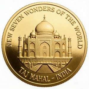 Gold Plated Commemorative Coin Round Plated Iron Souvenir Medallion <b>World</b> <b>Map</b> Collectible Gift - Product Image 2