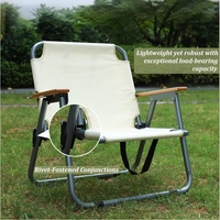 Chaise de camping pliable légère pour la pêche, portable, capacité de charge de 350 livres, pour la plage, avec coussin