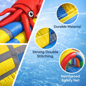 <span class=keywords><strong>Casa</strong></span> Gonfiabile a Tema Sottomarino con Doppio Scivolo, in PVC Resistente <span class=keywords><strong>di</strong></span> Grado Commerciale, per Feste per Bambini e Noleggio - Product Image 6