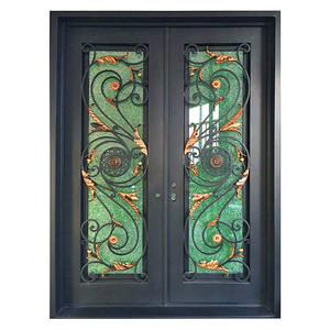 ประตูเหล็กเดือยแบบกำหนดเองสำหรับประตูหน้าบ้านบ้านที่มีสีฟลูออโรคาร์บอนสำหรับ<span class=keywords><strong>มุ้งลวด</strong></span>ประตู<span class=keywords><strong>เหล็ก</strong></span><span class=keywords><strong>ดัด</strong></span>ปรับแต่งได้ - Product Image 6