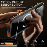 SHELLBOX PC TPU 360 °   Coque de protection entièrement étanche pour iPhone 18 17 16 Pro Max Air Plus, anti-poussière, étanche IP68, magnétique