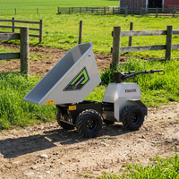 Offerta Speciale: Minipala Gommata Elettrica Rhinoceros con Caricatore Frontale, Batteria al Litio da 0,5 Tonnellate, Mini Dumper con Benna da 0,28 m³ ad Alta Efficienza