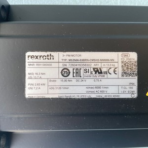 Rexroth Servo Motor MS2N06 D0BNN BSUG0 NNNNN NN 7.1Nm 4020 Rpm Germany Made - Product Image 3