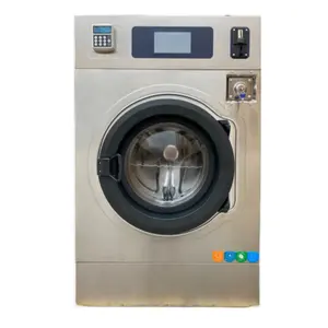 ランドリーショップホテル用のコイン/カード式商用自動販売ランドリー機器セルフサービス洗濯機を挿入する