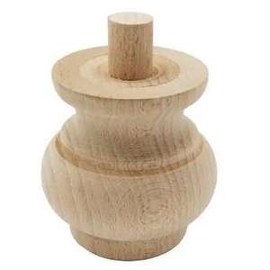 Patas para muebles de madera RAW Huella grande en forma de espiga 95x100 - Product Image 1