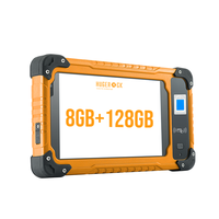 Tablet PC Android OEM S70 4G LTE con 10000 mAh, Escáner Biométrico de Huellas Dactilares Industrial, Lector de Códigos de Barras RFID, 8 GB de RAM, Teléfono Resistente con Función de Llamadas