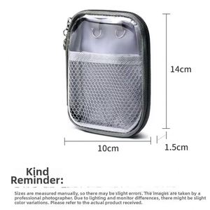 PVC Clear <b>Storage</b> Bag Waterproof Large Capacity <b>Toiletry</b> Bag Multi-functional Hard Shell Organizer - Product Image 6