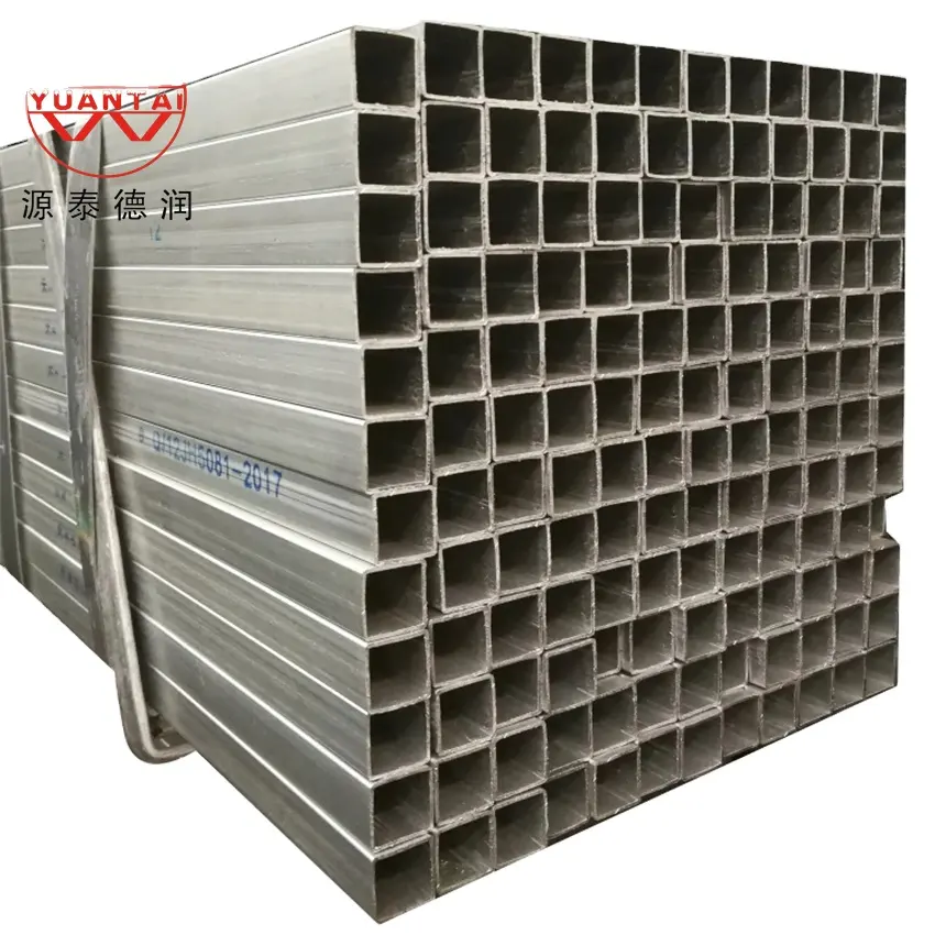 MS ERW Hollow Section 40X45mm High Quality Galvanized Square And Rectangular Steel Pipes For Furniture