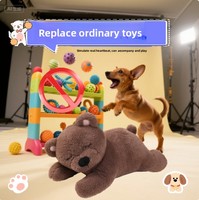 Jouet interactif à mâcher pour chiot, en peluche, avec rythme cardiaque, pour soulager l'anxiété et apaiser les animaux de compagnie - Vente flash