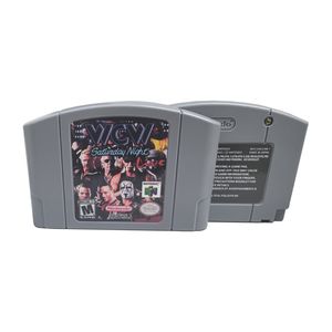 WCW saturday Night USA NTSC Version Carte <span class=keywords><strong>de</strong></span> jeu vidéo pour Nintendo 64 Jeux <span class=keywords><strong>de</strong></span> lutte en langue anglaise compatibles avec la Console N64 - Product Image 4