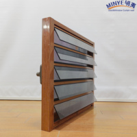 Persianas de Aluminio Ajustables Manualmente, Resistentes al Agua y al Viento, para Ventanas, para Villas y Oficinas