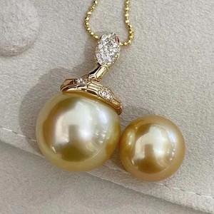 Nuevo Collar de Plata de Ley 925 con Colgante de Perlas Negras de 7-8 mm y Perlas Negras de 11-12 mm, Estilo Simple y Elegante - Product Image 3