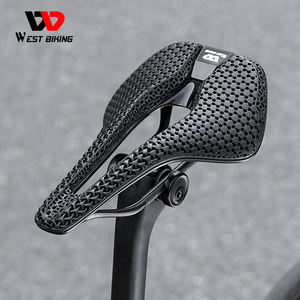 WEST BIKING Nuevas piezas de bicicleta Sillín suave de bicicleta de carretera Asiento Mtb Sillín de ciclismo hueco cómodo Sillín de bicicleta impreso en 3D - Product Image 6