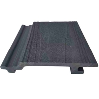 Planche de terrasse WPC moderne, alternative au bois composite imperméable avec design 3D pour la construction extérieure de jardins