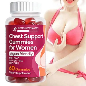 Gomitas de soporte de pecho OEM y ODM al por mayor para mujeres, multivitaminas para mejorar el entrenamiento, gomitas, suplemento de fitness para mujeres - Product Image 1